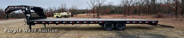 image for item DN0672 2021 PJ Trailers Gooseneck LS322 equipment trailer