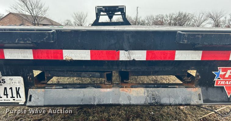 image for item DN0672 2021 PJ Trailers Gooseneck LS322 equipment trailer