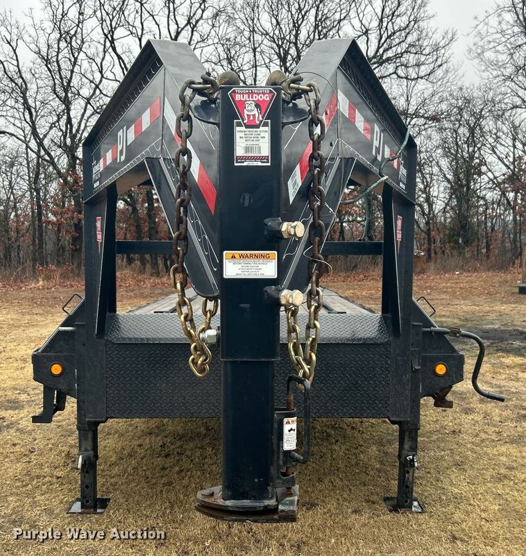 image for item DN0672 2021 PJ Trailers Gooseneck LS322 equipment trailer