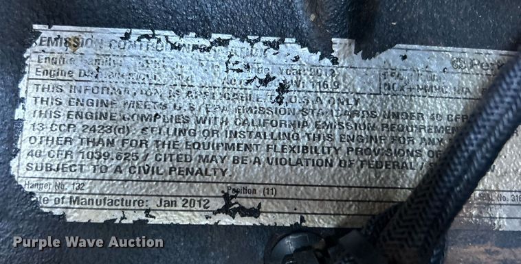 image for item DN0686 Warren Power Systems NPS-P-80 generator