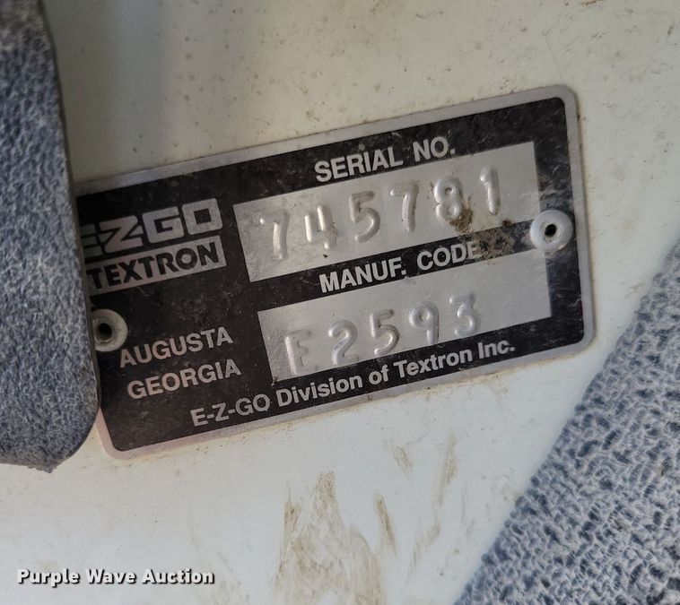 image for item DN4085 EZ GO golf cart