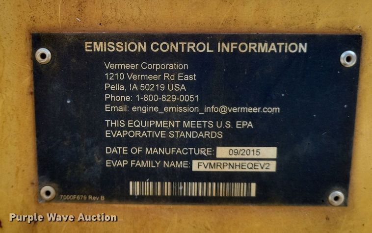 image for item DO4793 2016 Vermeer BC700XL wood chipper