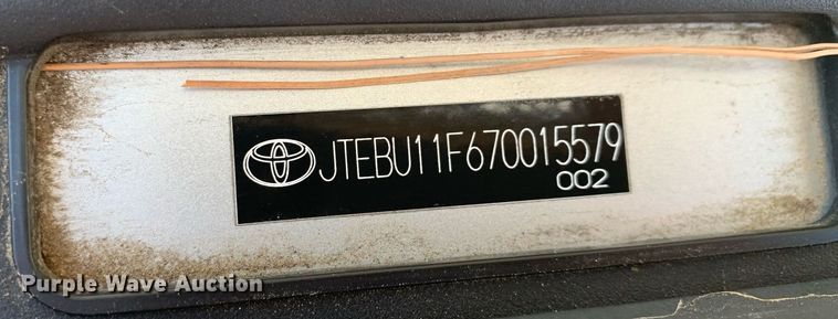 image for item DP8832 2007 Toyota  FJ Cruiser SUV