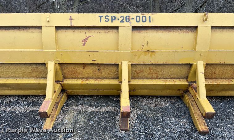 image for item DS5426 26' W wheel loader snow pusher 