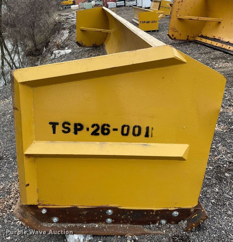 image for item DS5426 26' W wheel loader snow pusher 