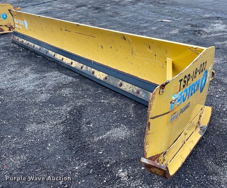 image for item DS5433 Protech  LP18L 18' W wheel loader snow pusher