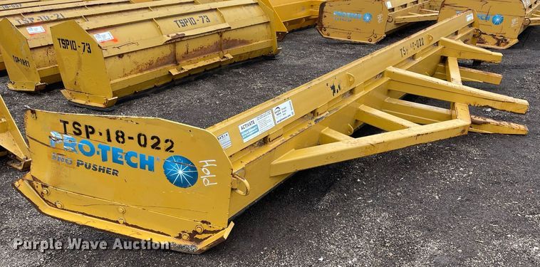 image for item DS5433 Protech  LP18L 18' W wheel loader snow pusher