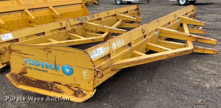 image for item DS5434 Protech LP18L 18' W wheel loader snow pusher 