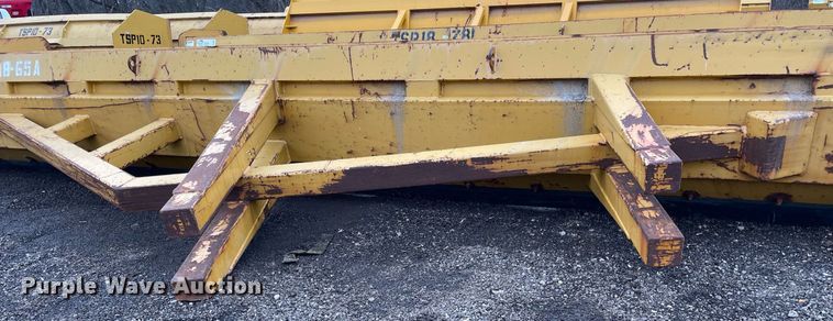 image for item DS5434 Protech LP18L 18' W wheel loader snow pusher 