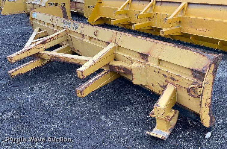 image for item DS5435 Protech LP18L 18' W wheel loader snow pusher 