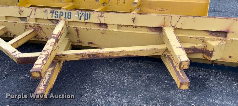 image for item DS5435 Protech LP18L 18' W wheel loader snow pusher 