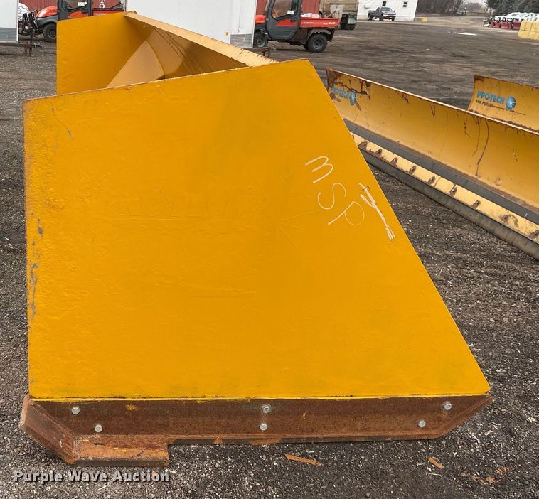 image for item DS5436 Protech  16' W wheel loader snow pusher 