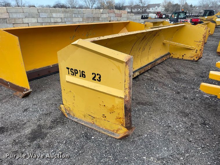 image for item DS5437 Protech 16' W wheel loader snow pusher 