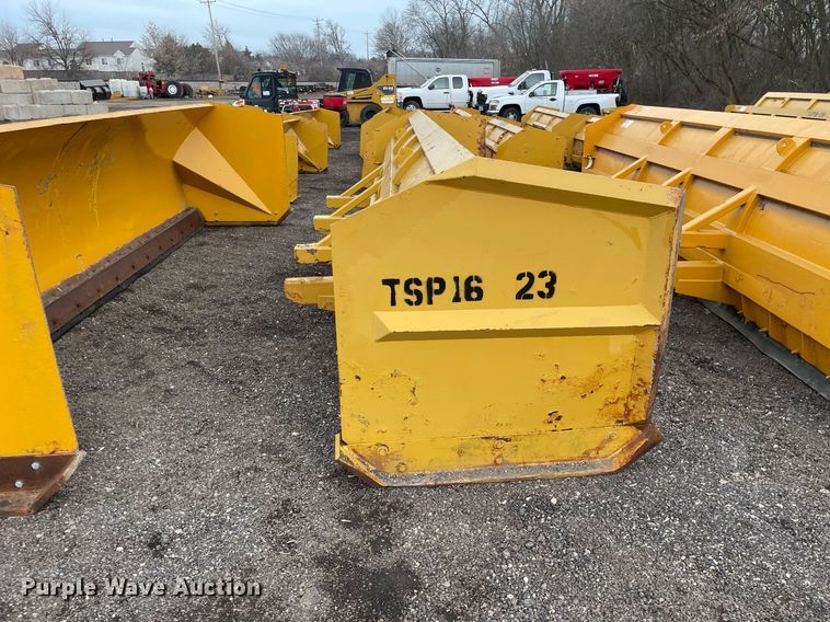 image for item DS5437 Protech 16' W wheel loader snow pusher 