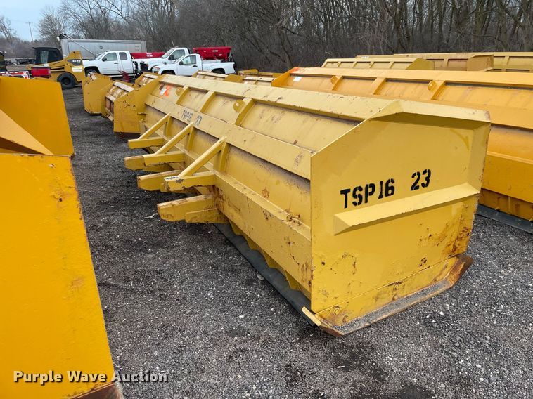 image for item DS5437 Protech 16' W wheel loader snow pusher 