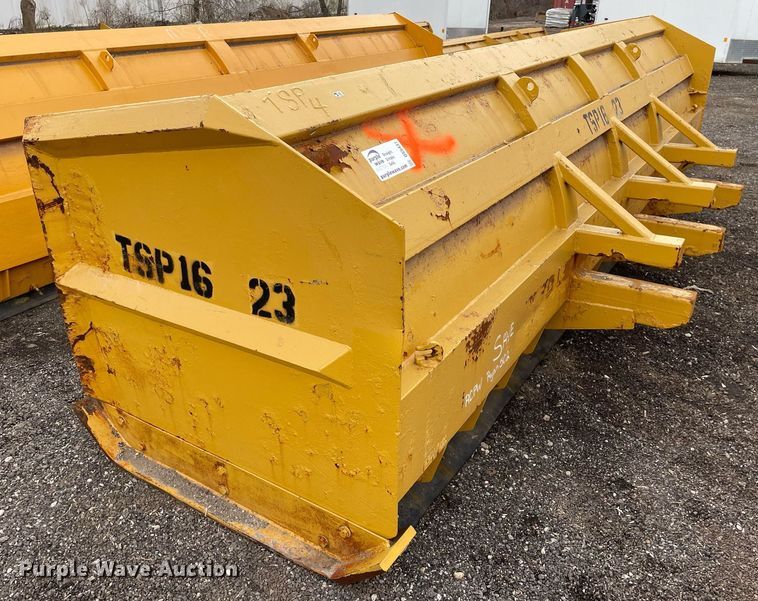 image for item DS5437 Protech 16' W wheel loader snow pusher 