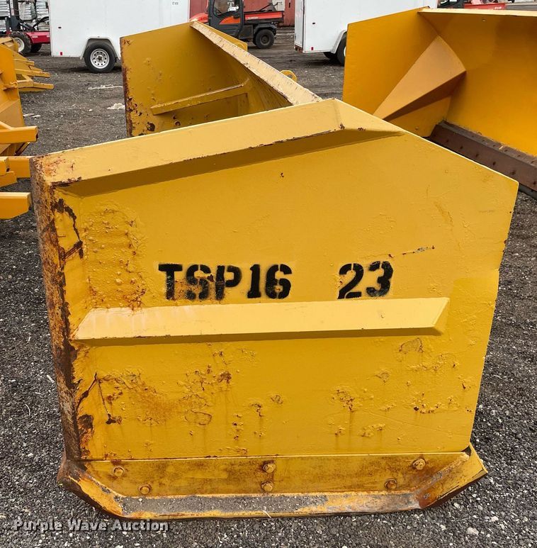 image for item DS5437 Protech 16' W wheel loader snow pusher 