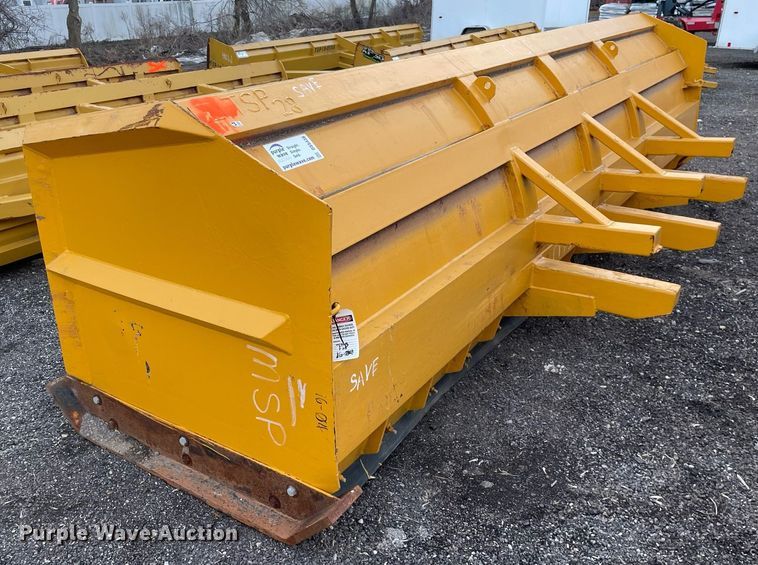 image for item DS5438 Protech 16' W wheel loader snow pusher