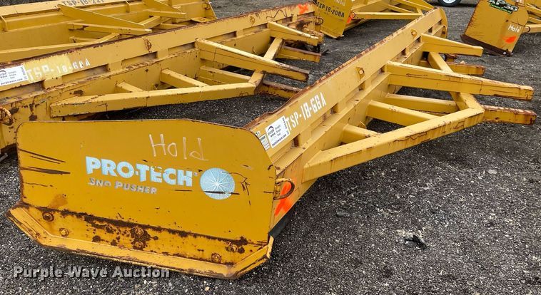 image for item DS5440 Protech LP18L 18' W wheel loader snow pusher 