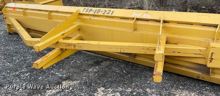 image for item DS5442 Express Steel  18' W wheel loader snow pusher 