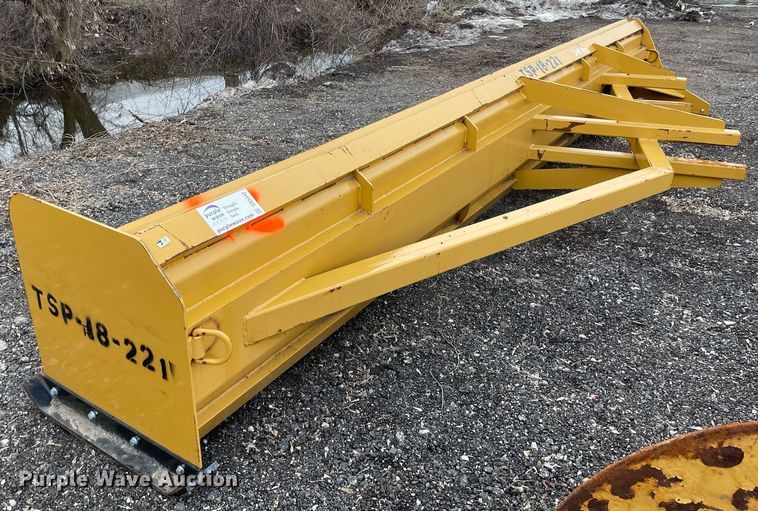image for item DS5442 Express Steel  18' W wheel loader snow pusher 