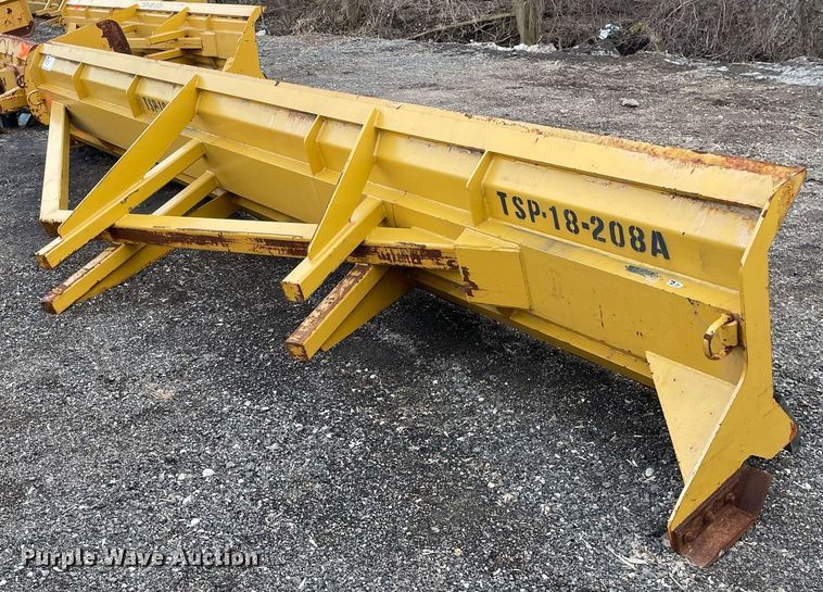 image for item DS5443 Express Steel  18' W wheel loader snow pusher 