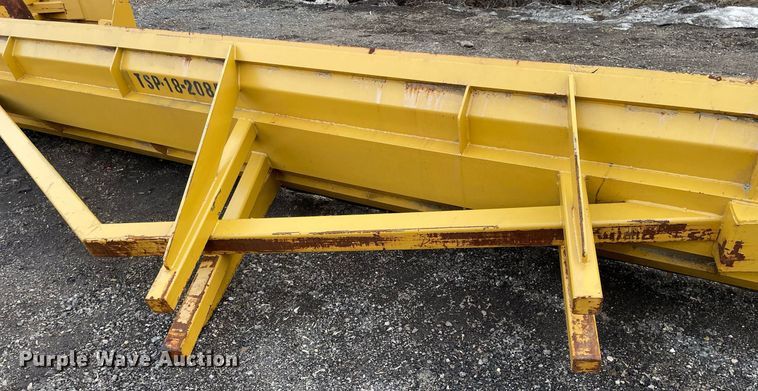 image for item DS5443 Express Steel  18' W wheel loader snow pusher 