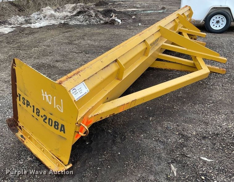 image for item DS5443 Express Steel  18' W wheel loader snow pusher 