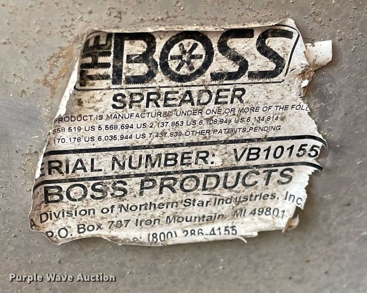 image for item DS5450 Boss  VBX8000 spreader