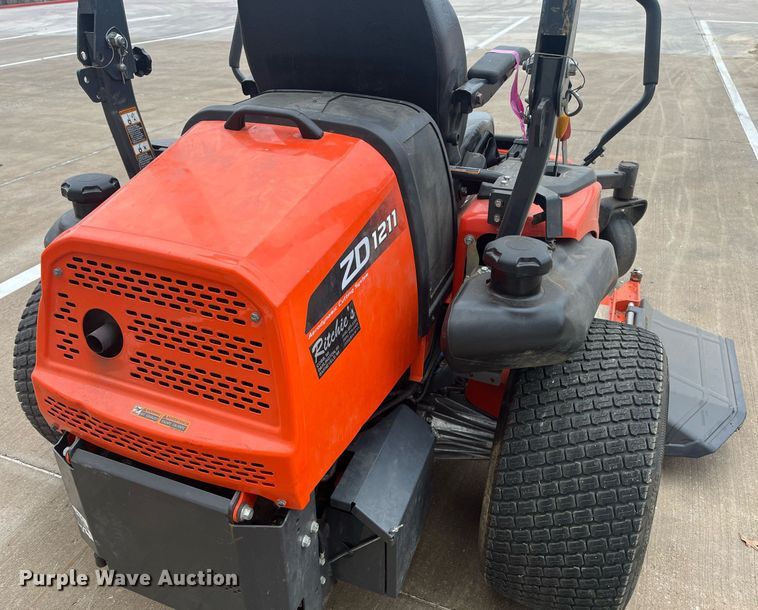 image for item EI0606 2017 Kubota ZD1211 ZTR lawn mower