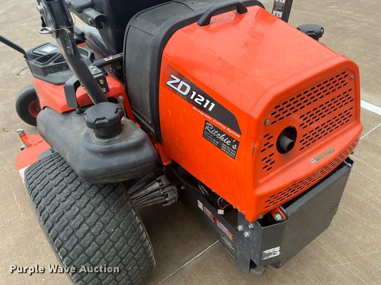 image for item EI0606 2017 Kubota ZD1211 ZTR lawn mower