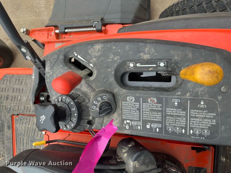 image for item EI0606 2017 Kubota ZD1211 ZTR lawn mower