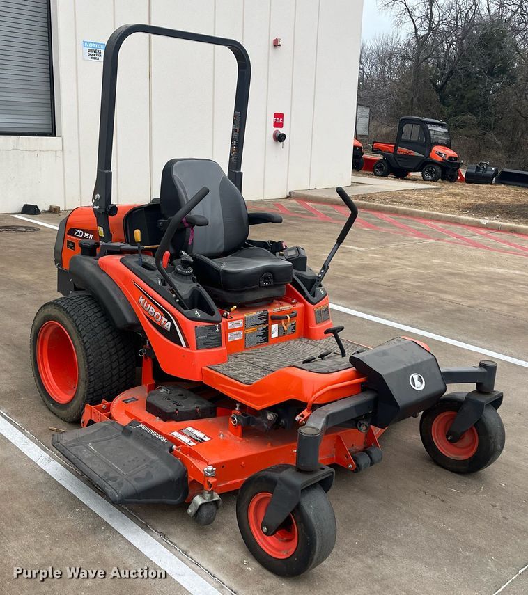 image for item EI0607 2019 Kubota  ZD1511 ZTR lawn mower
