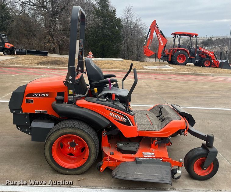 image for item EI0607 2019 Kubota  ZD1511 ZTR lawn mower