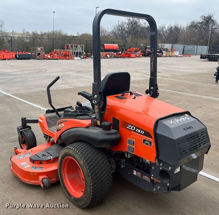 image for item EI0607 2019 Kubota  ZD1511 ZTR lawn mower