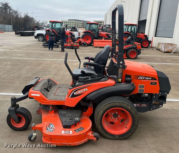 image for item EI0607 2019 Kubota  ZD1511 ZTR lawn mower