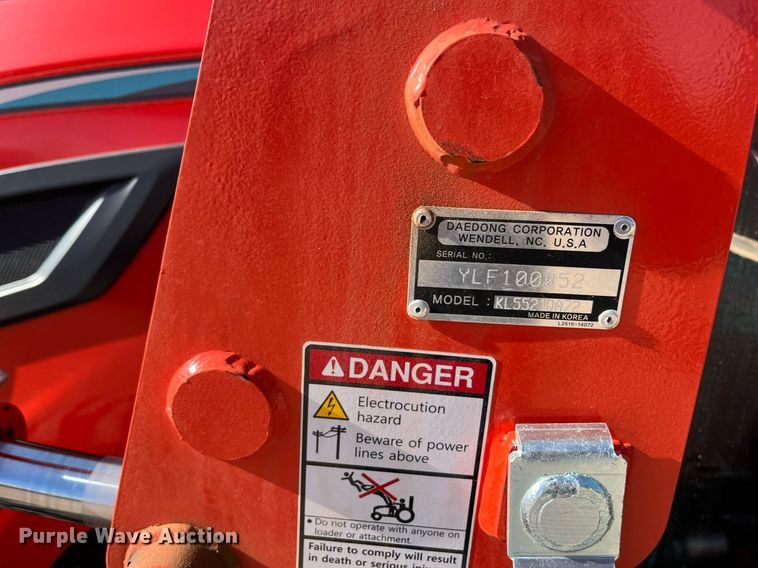 image for item EI0608 Kioti DK4210SE MFWD tractor