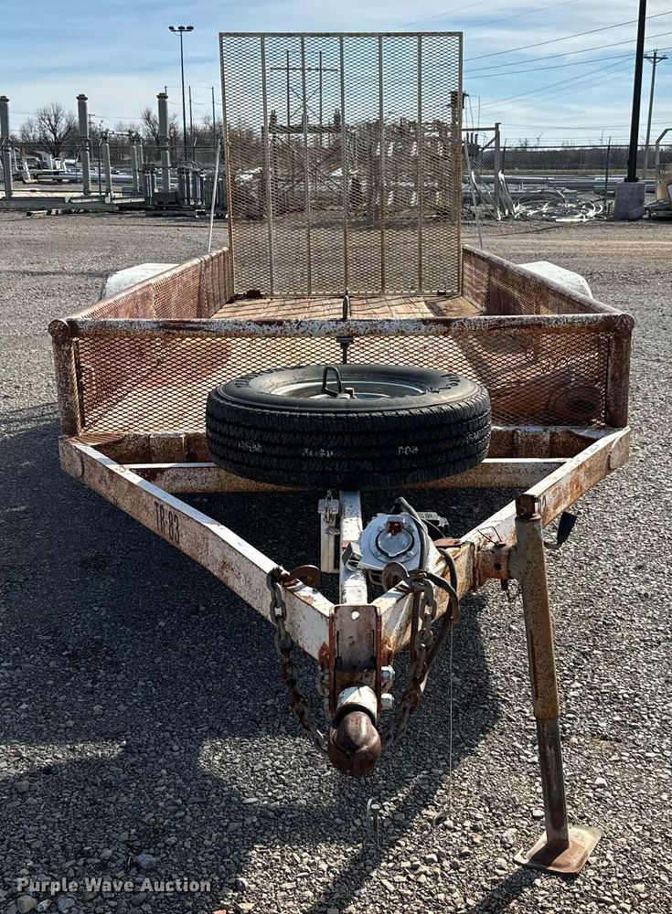 image for item EJ0176 WFEC utility trailer