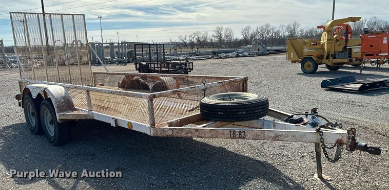 image for item EJ0176 WFEC utility trailer