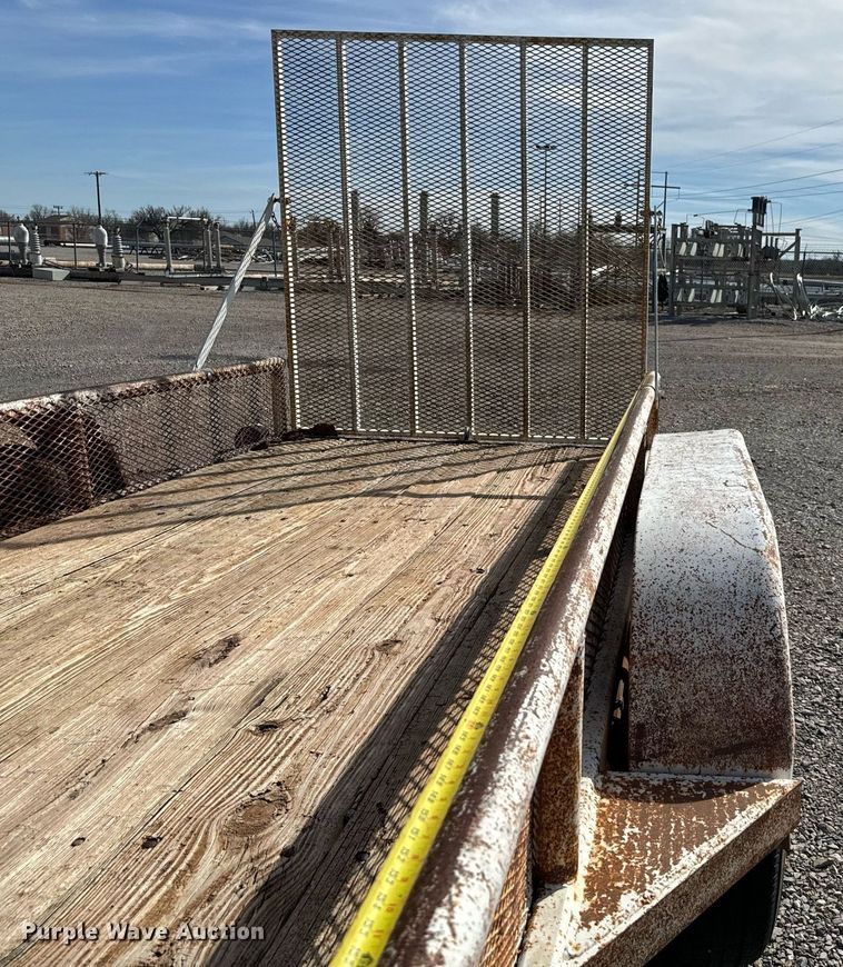 image for item EJ0176 WFEC utility trailer