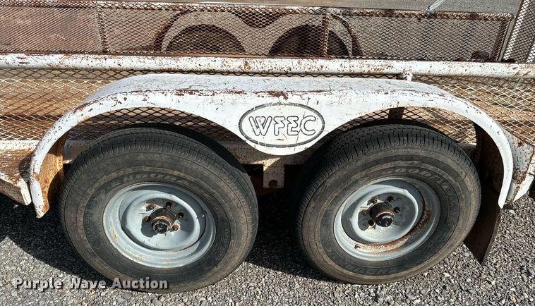 image for item EJ0176 WFEC utility trailer