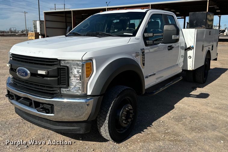 image for item EJ0191 2017 Ford F550 Super Duty SuperCab utility / service truck