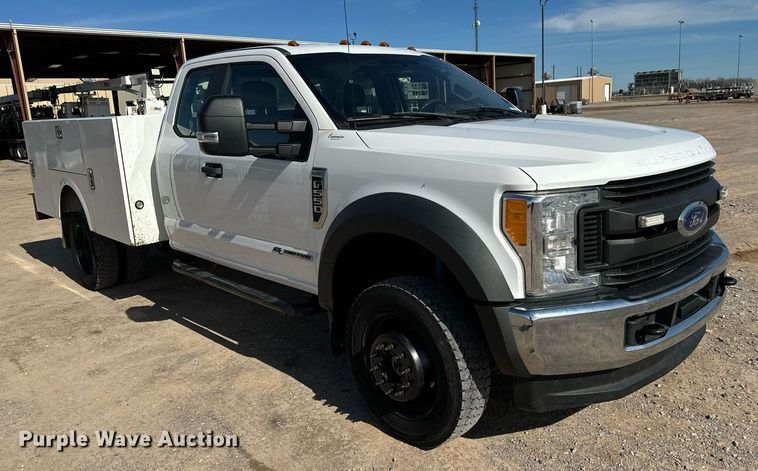 image for item EJ0191 2017 Ford F550 Super Duty SuperCab utility / service truck