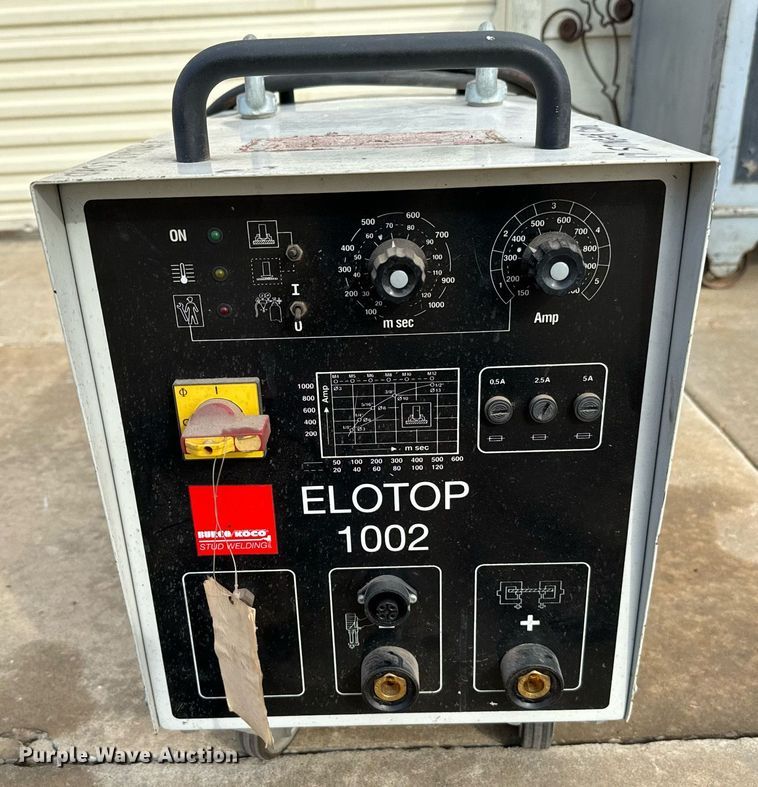 image for item EJ0205 Burco/Koco 1002 Elotop stud welder