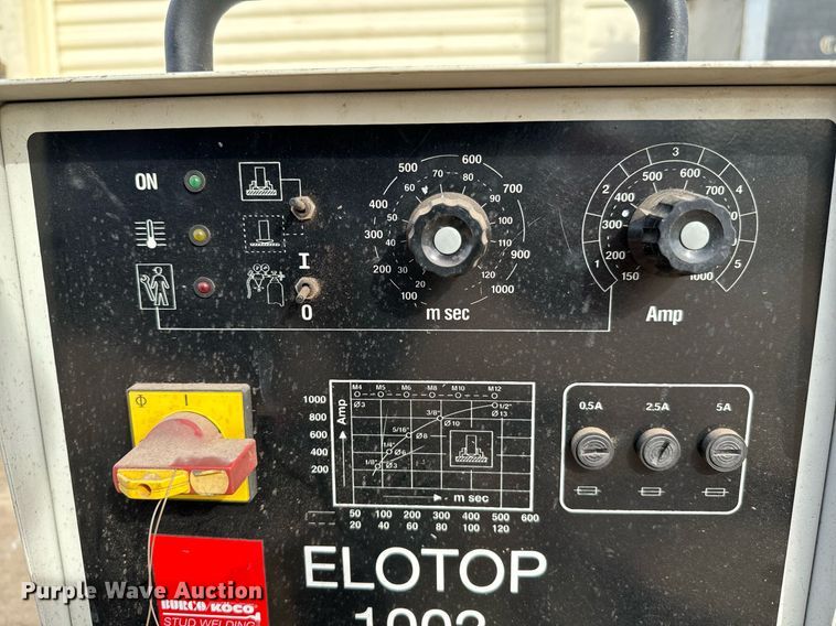 image for item EJ0205 Burco/Koco 1002 Elotop stud welder