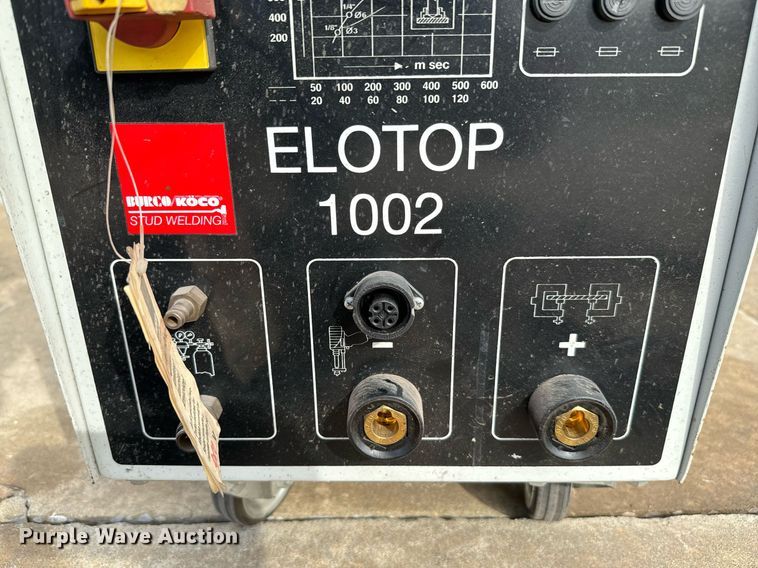 image for item EJ0205 Burco/Koco 1002 Elotop stud welder
