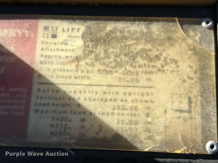 image for item EK9987 Hyster forklift