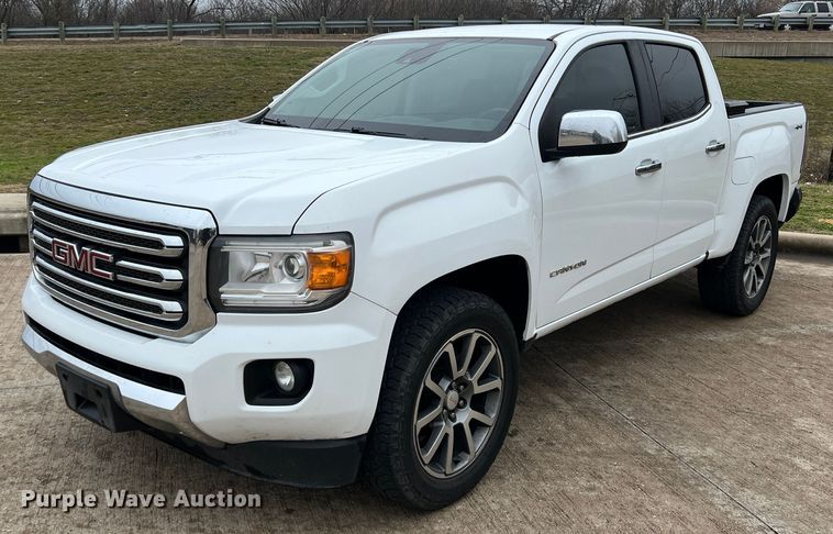 image for item JT9026 2018 GMC  Canyon SLT Crew Cab pickup truck