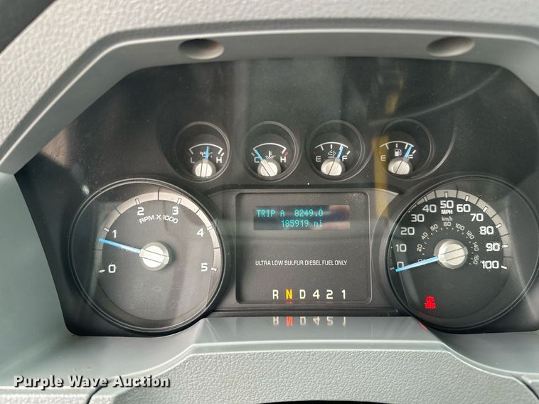 image for item KH9661 2013 Ford F750 Super Duty rollback truck