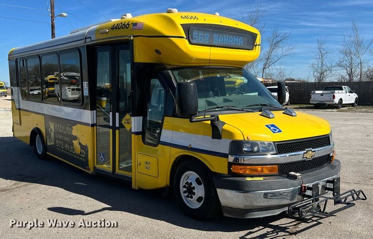 image for item KV9904 2017 Chevrolet Express shuttle bus